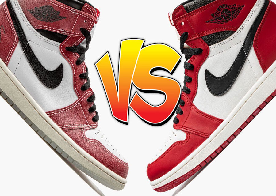 Air Jordan 1 Trophy Room vs Air Jordan 1 Lost and Found