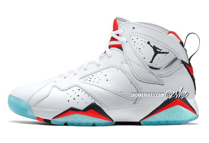 Air Jordan 7 White Infrared Crimson CU9307-160 Release Date