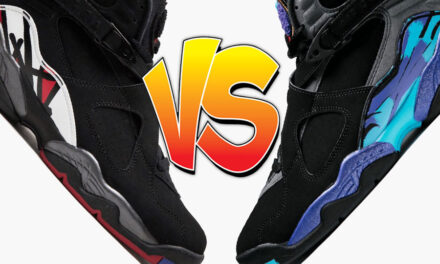 Air Jordan 8 Playoffs vs Air Jordan 8 Aqua Comparison