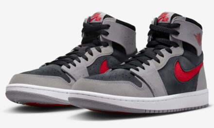 Air Jordan 1 High Zoom CMFT 2 Fire Red Cement Grey