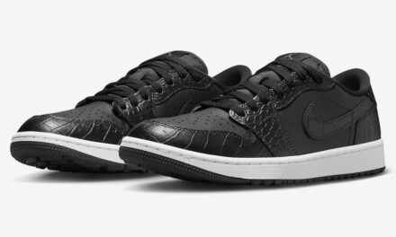 Air Jordan 1 Low Golf Black Croc DD9315-003 Release Date