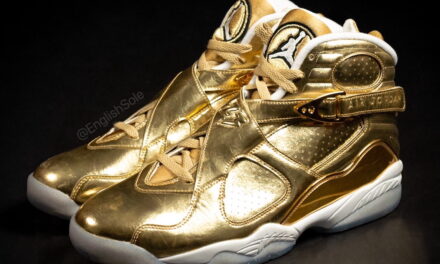 Drake Air Jordan 8 OVO Gold Sample