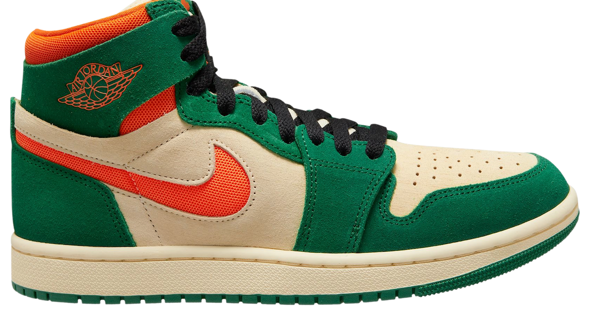 Air Jordan 1 High Zoom CMFT 2 Pine Green Orange Blaze