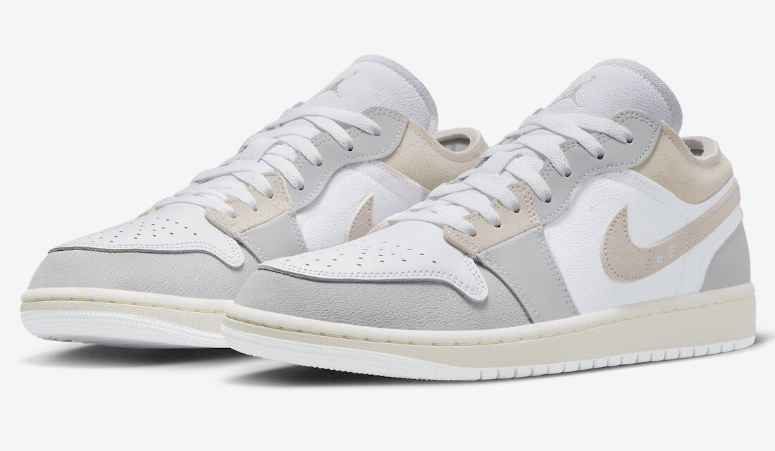 Official Photos of the Air Jordan 1 Low Craft “Tech Grey”