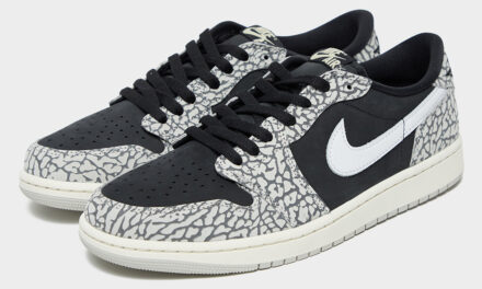 First Look: Air Jordan 1 Low OG “Black Cement”