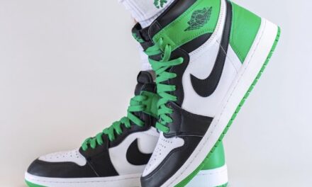 On-Feet Photos of the Air Jordan 1 High OG “Lucky Green”