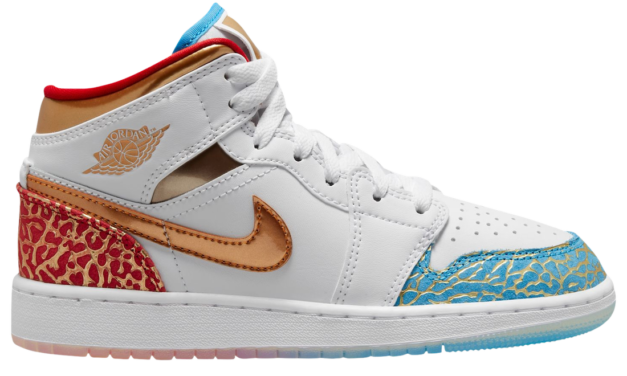 Air Jordan 1 Mid GS UNC to Chicago FB2212-100 Release Date