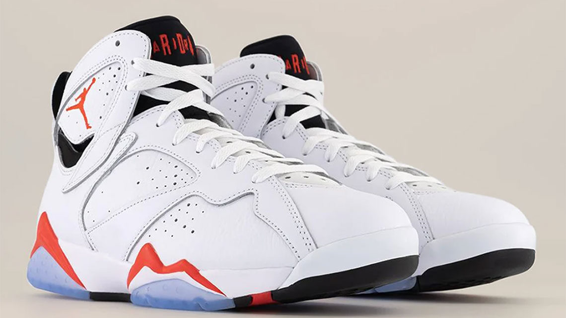 Air Jordan 7 White Infrared Crimson CU9307-160 Release Date