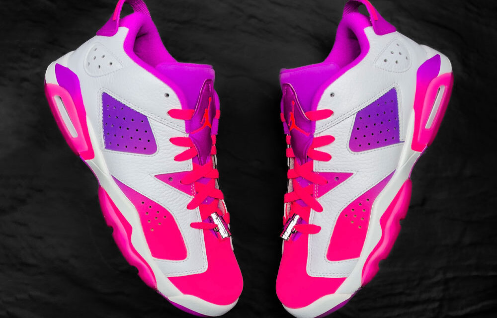 Nicki Minaj Air Jordan 6 Low Pinkprint Sample