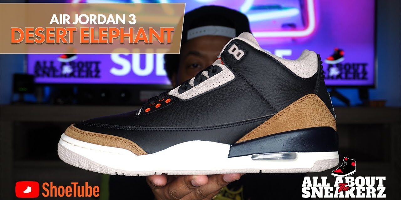 AIR JORDAN 3 'DESERT ELEPHANT' UNBOXING &