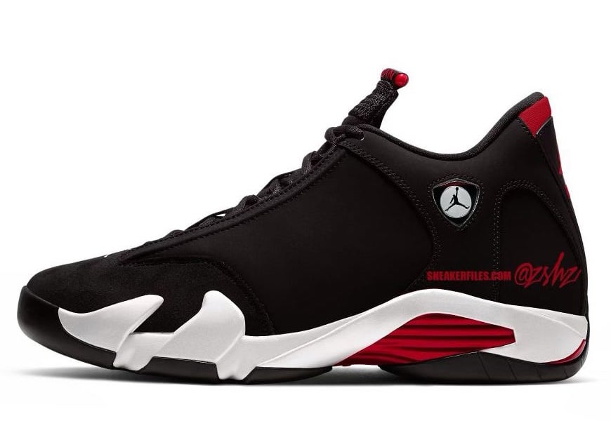 Air Jordan 14 Black Red Bred 487471-016 Release Date