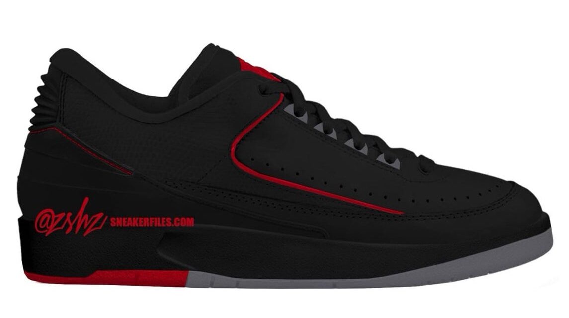Air Jordan 2 Low Black Fire Red DV9956-006 Release Date