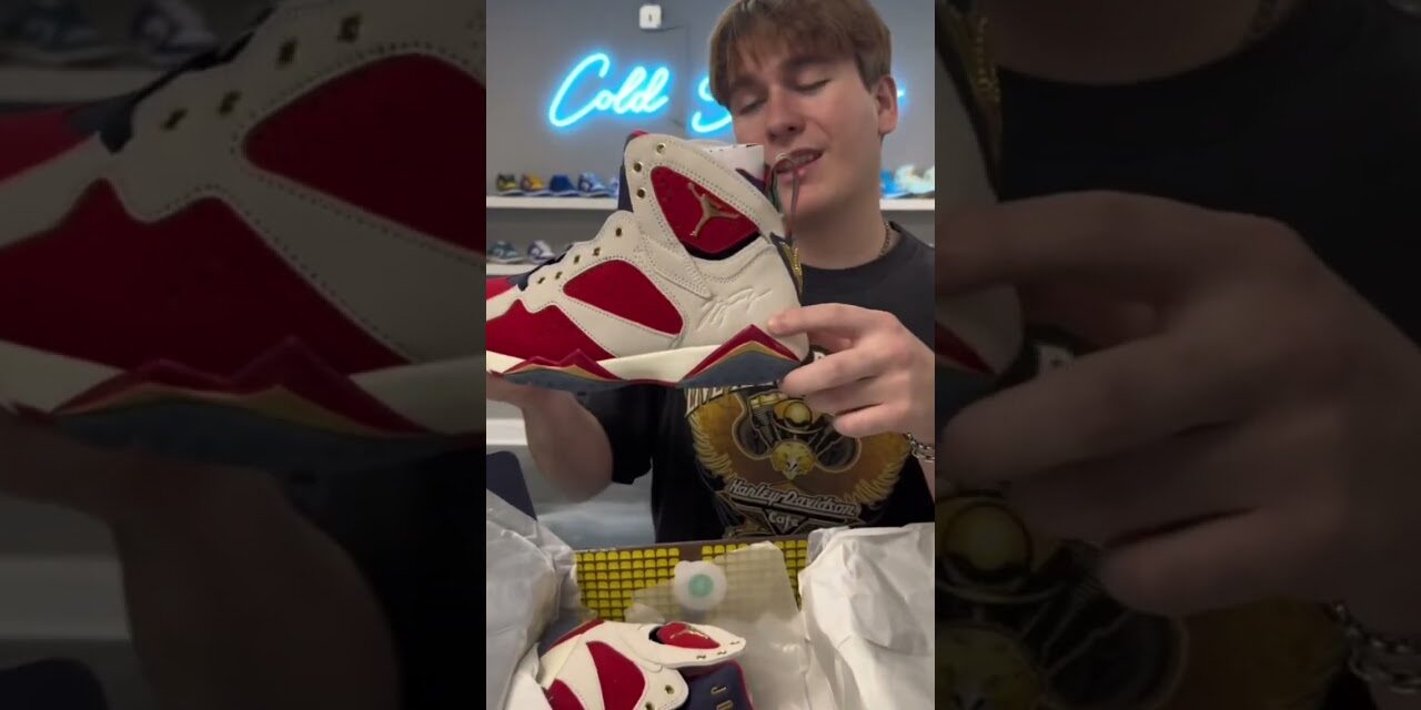 Unboxing *Air Jordan 7 Trophy Room New Sheriff In Town in