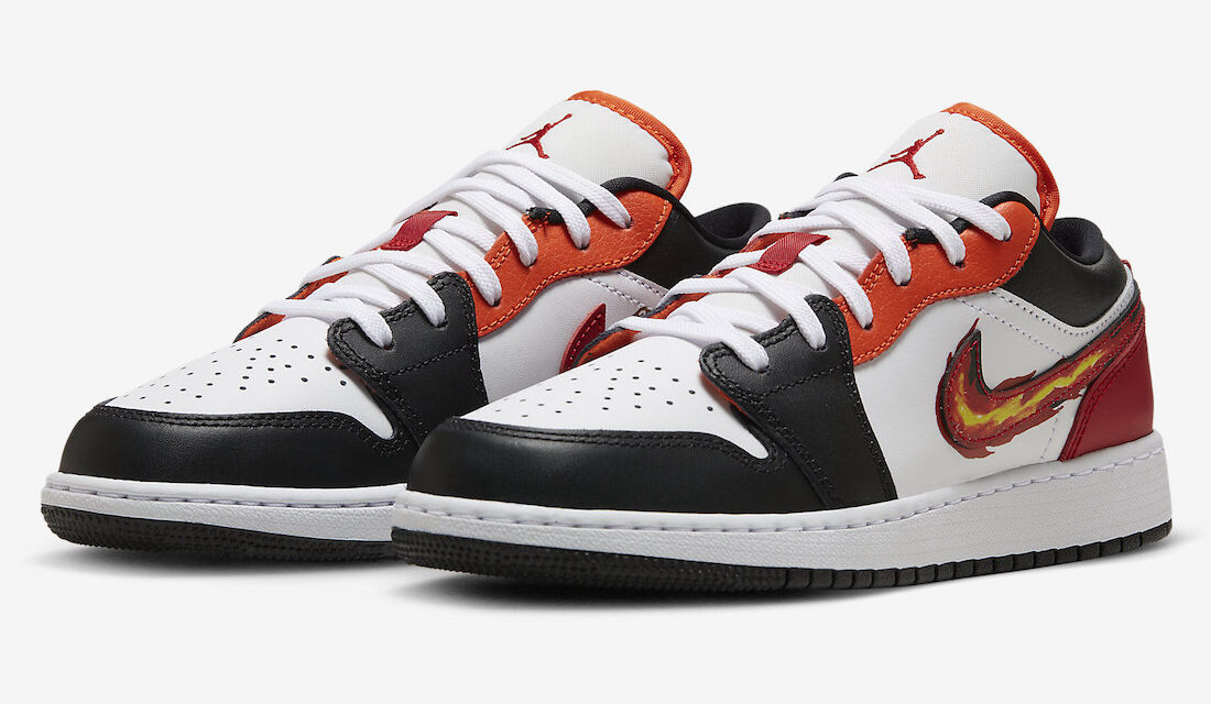 Air Jordan 1 Low Flaming Swoosh FJ7222-101 Release Date