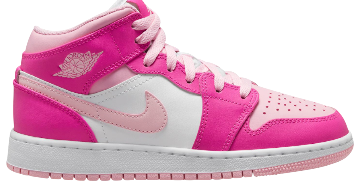 Air Jordan 1 Mid GS Medium Soft Pink FD8780-116 Release Date