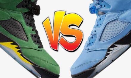 Better Air Jordan 5: “Oregon” or “UNC”