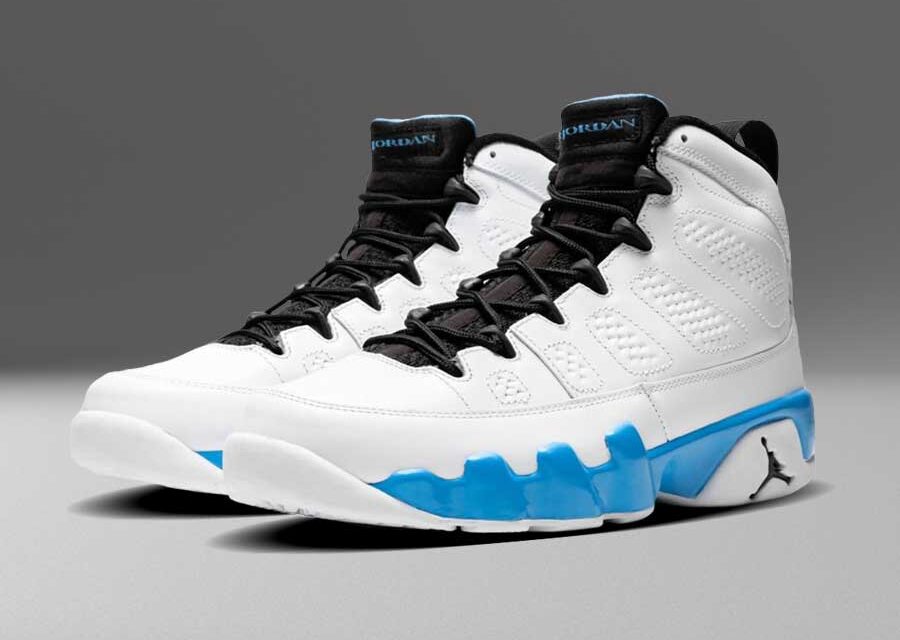 Air Jordan 9 Powder Blue (UNC) 302370-103 Release Date