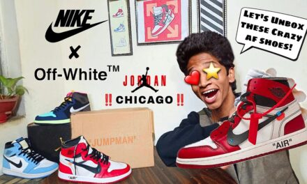 NIKE X OFF-WHITE AIR JORDAN 1 RED Shoes Unboxing | Rohit