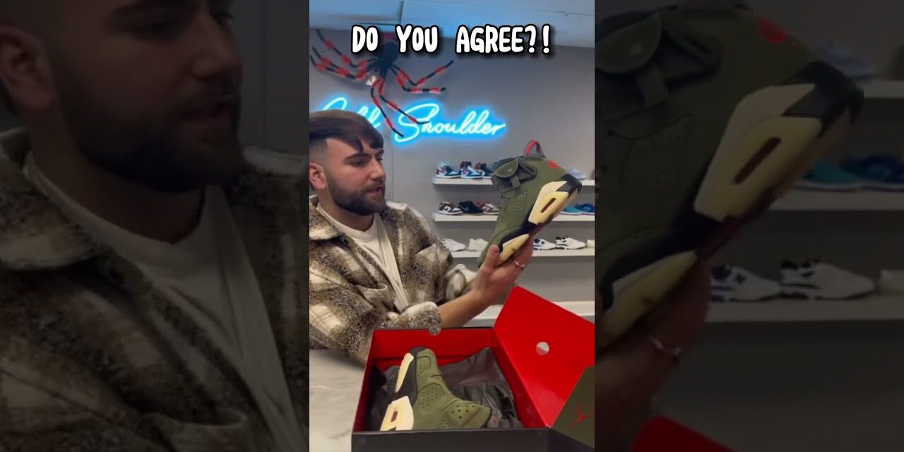 Unboxing *Travis Scott Jordan 6 Retro Olive in hand review