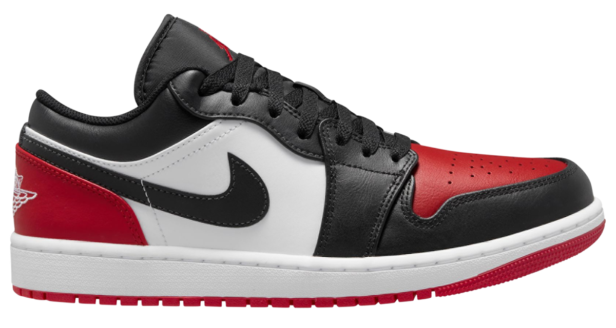 Air Jordan 1 Low Bred Toe 553558-161