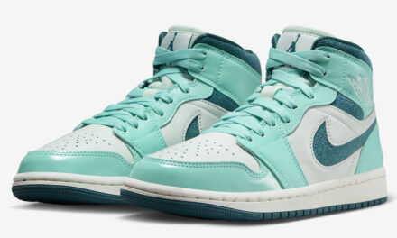 Air Jordan 1 Mid Bleached Turquoise DZ3745-300