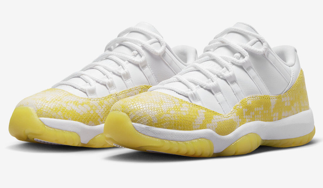 Air Jordan 11 Low Yellow Snakeskin AH7860-107