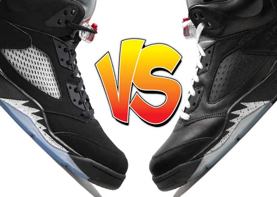 Air Jordan 5 Black Metallic vs Air Jordan 5 Premio Bin 23