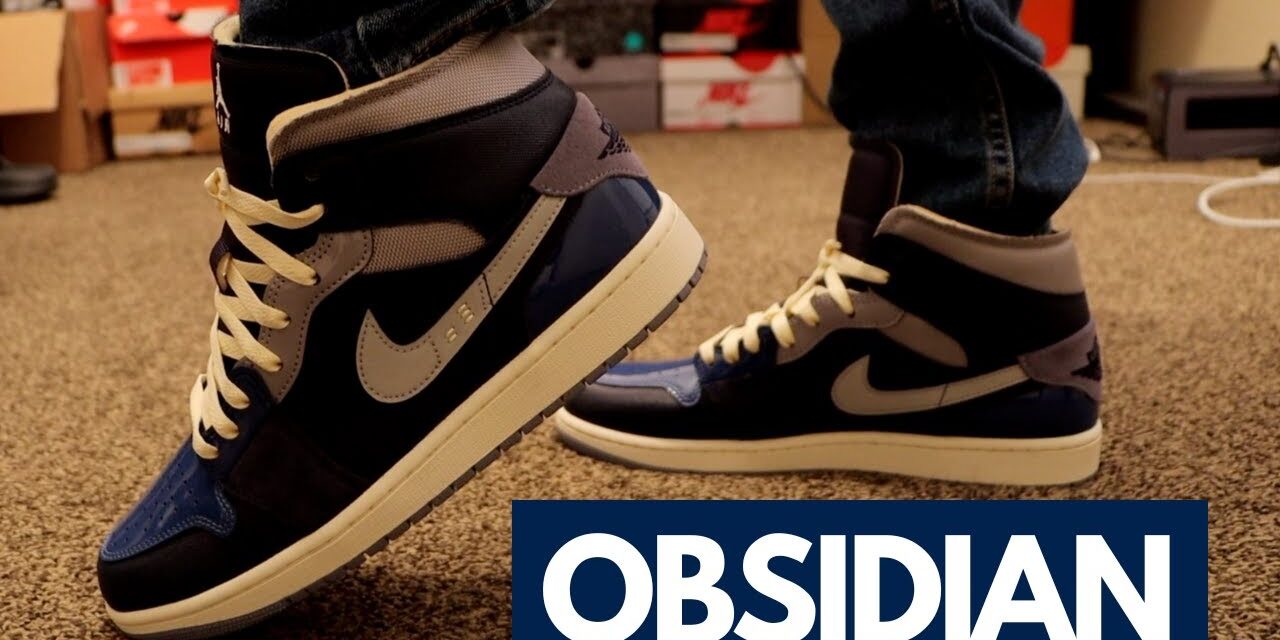 Jordan 1 Mid SE Craft Obsidian Unboxing + On Feet!