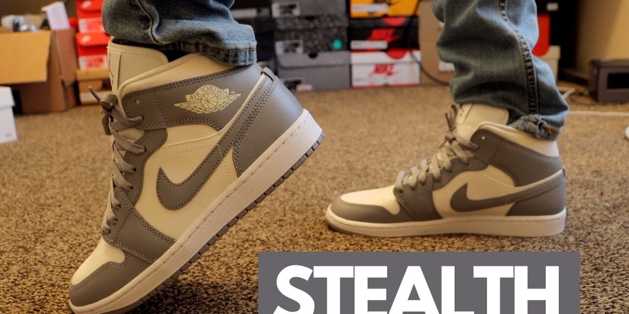 Jordan 1 Mid Stealth Unboxing + On Feet!