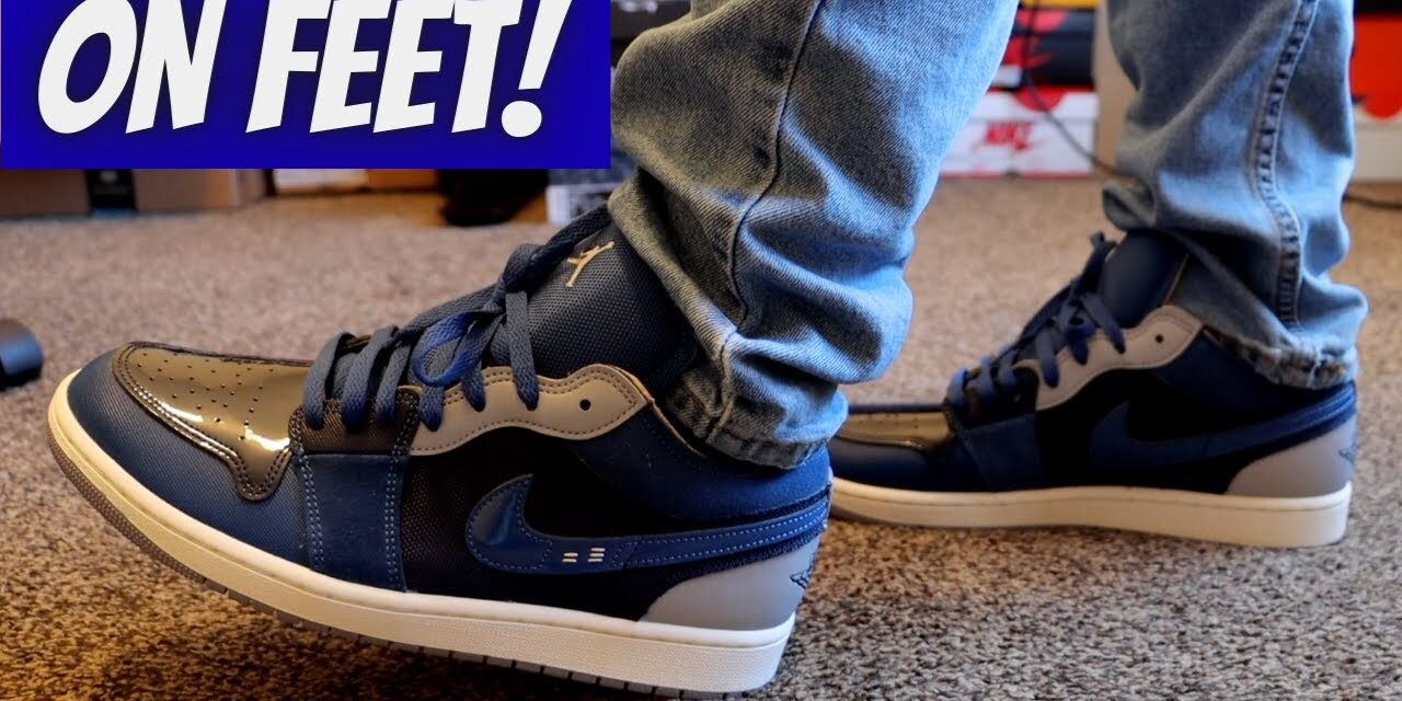 Jordan 1 Low SE Craft Obsidian Unboxing + On Feet!