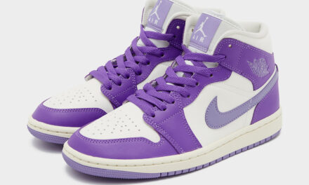 Air Jordan 1 Mid Purple Sail Release Date