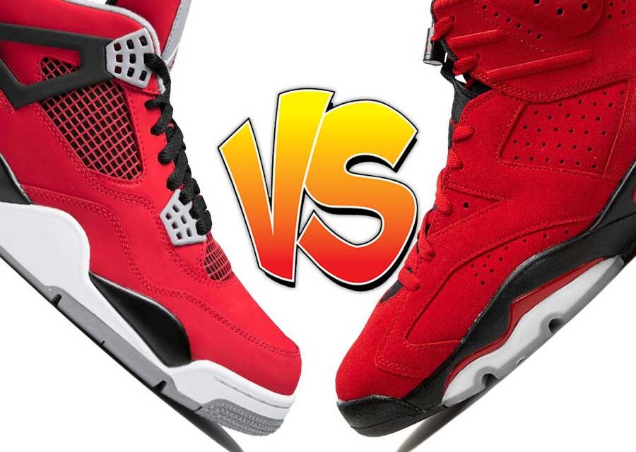 Air Jordan 4 Toro Bravo vs Air Jordan 6 Toro Comparison