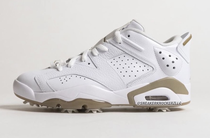 Air Jordan 6 Low Golf White Khaki DV1376-100