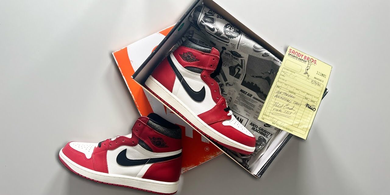 NIKE AIR JORDAN 1 CHICAGO LOST AND FOUND UNBOXING!