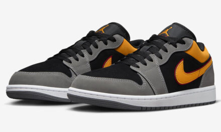 Air Jordan 1 Low Light Graphite Vivid Orange FN7308-008