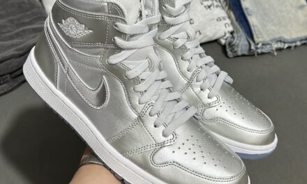 Air Jordan 1 High Golf Gift Giving Metallic Silver