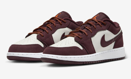 Air Jordan 1 Low GS Night Maroon 553560-068