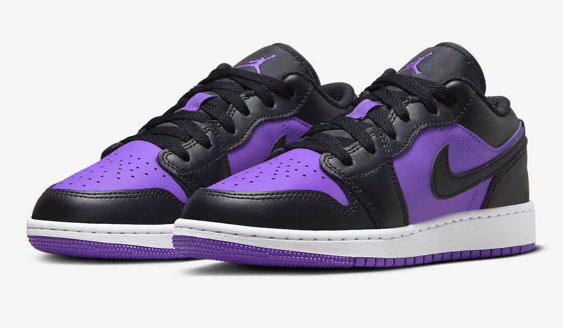 Air Jordan 1 Low GS Purple Venom 553560-505