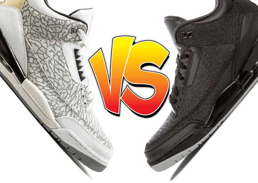 Air Jordan 3 Flip White vs Air Jordan 3 Flip Black