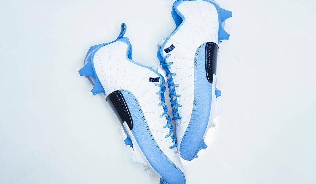 UNC Air Jordan 12 PE Cleat