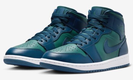 Air Jordan 1 Mid Teal French Blue BQ6472-301