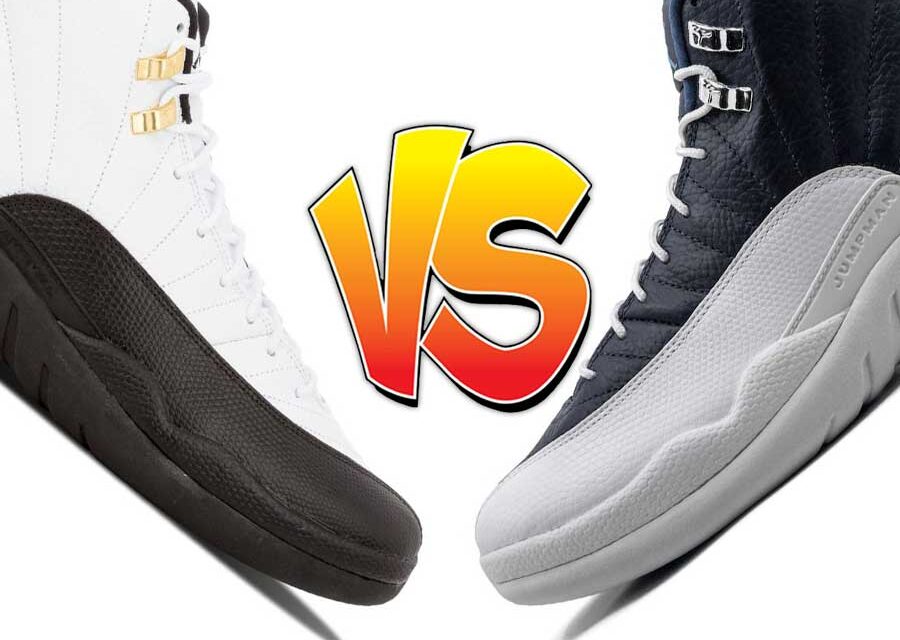 Air Jordan 12 Taxi vs Air Jordan 12 Obsidian Comparison