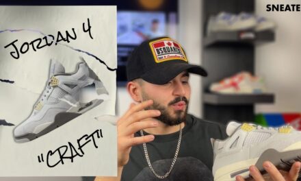 AIR JORDAN 4 CRAFT PHOTON DUST – UNBOXING & REVIEW  KAUF ES