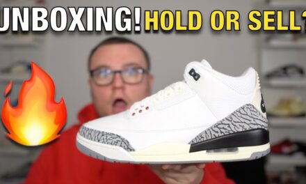 UNBOXING JORDAN 3 REIMAGINED WHITE CEMENT  HOLD OR SELL?!