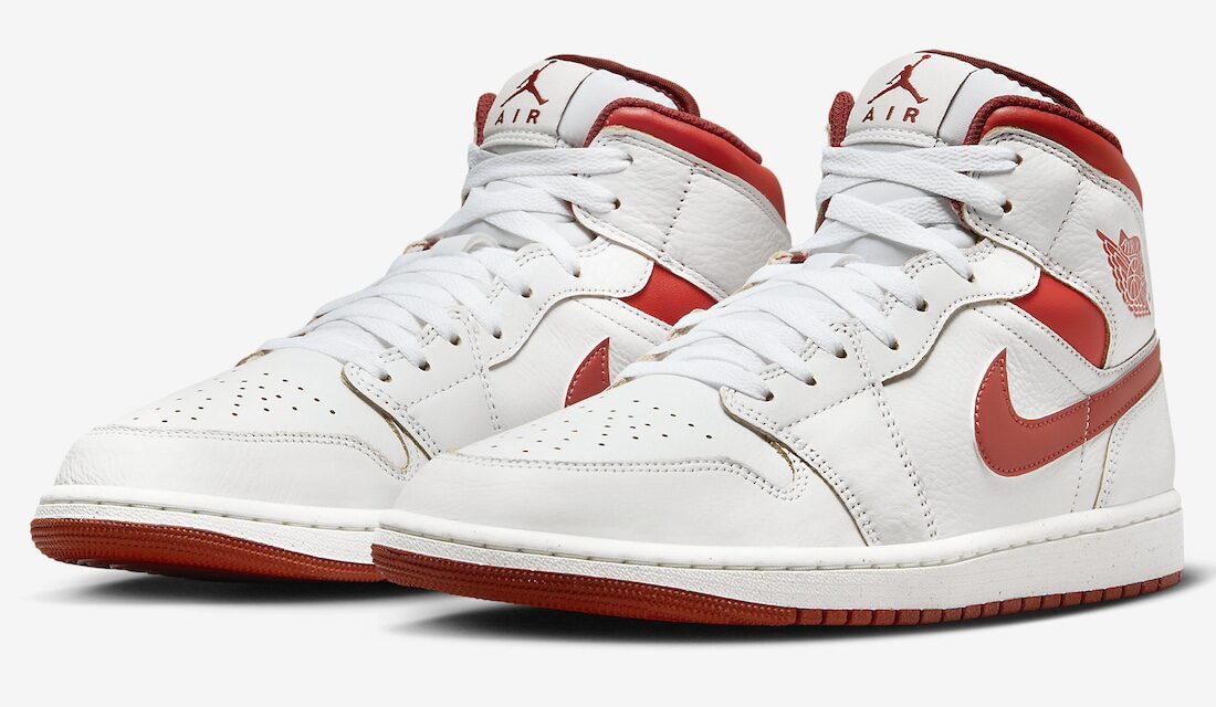 Air Jordan 1 Mid SE Dune Red FJ3458-160