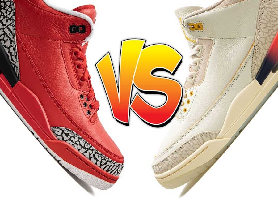 DJ Khaled Air Jordan 3 vs J Balvin Air Jordan 3 Comparison
