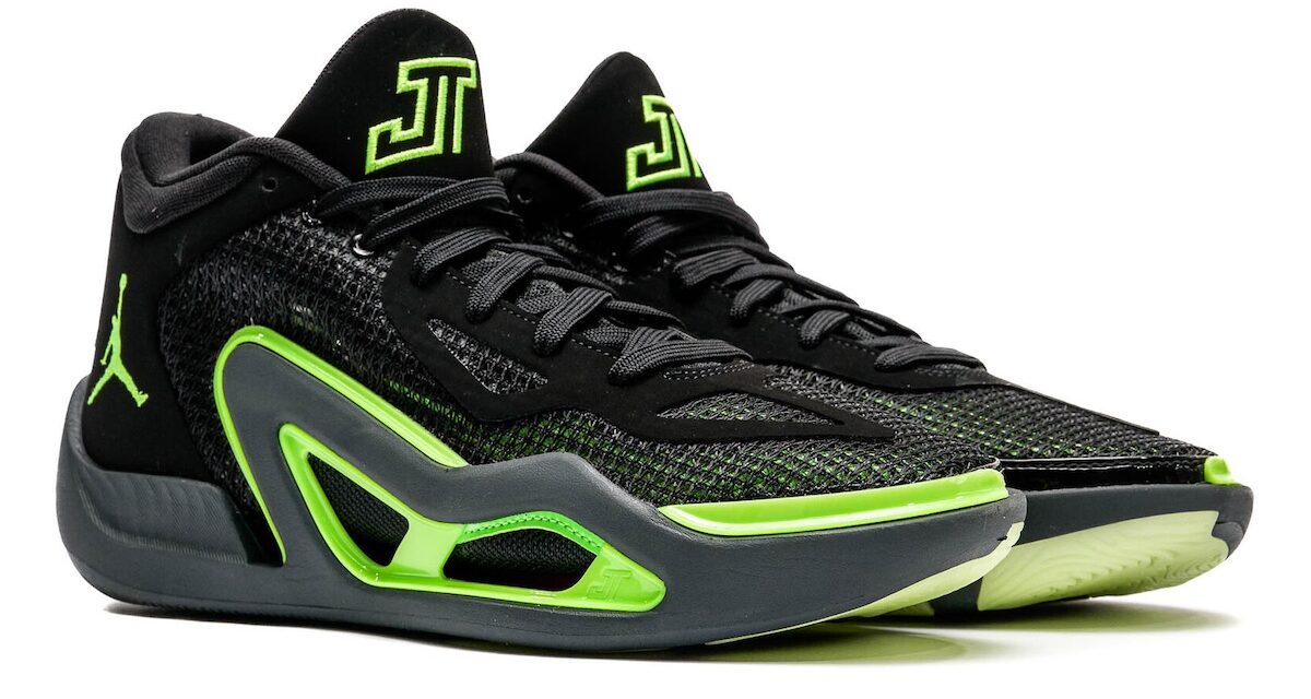 Jordan Tatum 1 Black Green Strike DZ3324-003