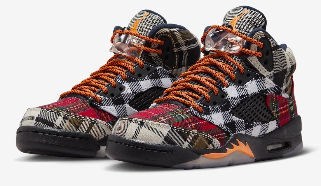 Air Jordan 5 GS Plaid FD4814-008