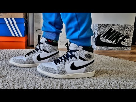 Nike Air Jordan 1 Retro High OG White Cement *unboxing*