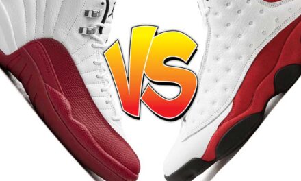 Air Jordan 12 Cherry vs Air Jordan 13 Cherry Comparison